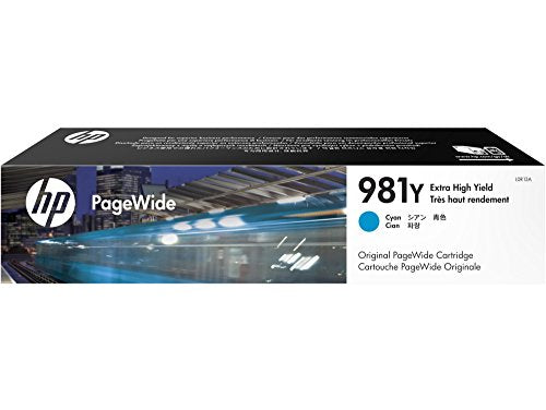 Best Value HP L0R13A 981Y Extra High Yield Original PageWide Cartridge, Cyan, Pack of 1