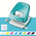 Best Value Leitz Hole Punch, 30 Sheets, Guide Bar with Format Markings, Metal, WOW Range, 50081051 - Ice Blue