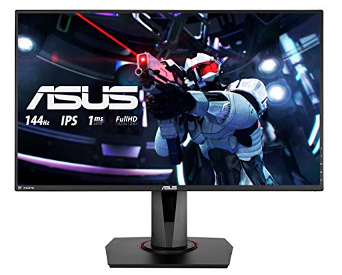 ASUS VG279Q - LED monitor - 27" - 1920 x 1080 Full HD (1080p) @ 144 Hz - IPS - 400 cd/m - 1000:1 - 1 ms - HDMI, DVI-D, DisplayPort - speakers - black