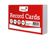 Valuex Record Cards 127X76Mm Plain White (Pack 100)