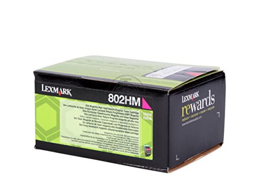 Best Value Lexmark 802HM High Yield Toner Cartridge - Magenta