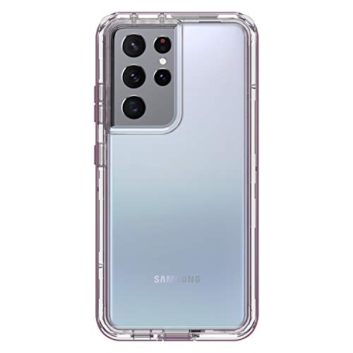 LifeProof N╦XT - Back cover for mobile phone - 50% recycled plastic - napa (clear/lavender) - for Samsung Galaxy S21 Ultra 5G