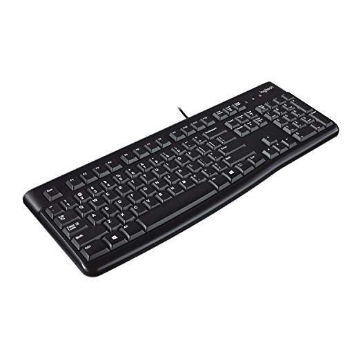 Logitech Keyboard K120 for Business Wired USB low profile Black