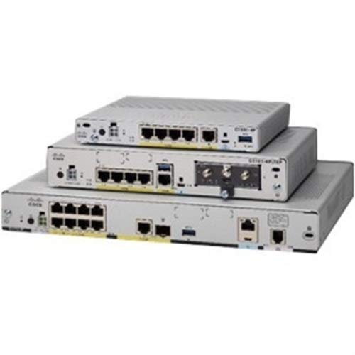 Cisco Integrated Services Router 1121 - Router - 4-port switch - GigE - WAN ports: 2