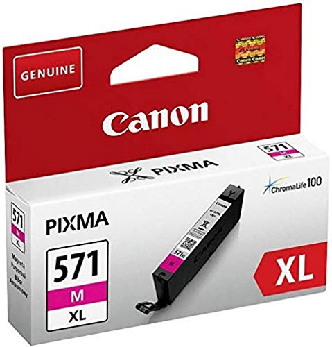 Canon CLI-571M XL - 11 ml - High Yield - magenta - original - ink tank - for PIXMA TS5051, TS5053, TS5055, TS6050, TS6051, TS6052, TS8051, TS8052, TS9050, TS9055