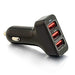 C2G Smart - Car power adapter - 4.8 A - 3 output connectors (USB) - black