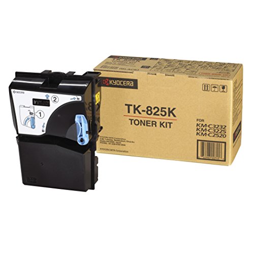 Best Value Kyocera Toner Cartridge TK-825 K - BLACK - 15.000 Pages Ultra High Capacity Genuine Premium Printer Toner - 1T02FZ0EU0 - 0T2FZ0EU - for KM-C 2500 / 2520 /