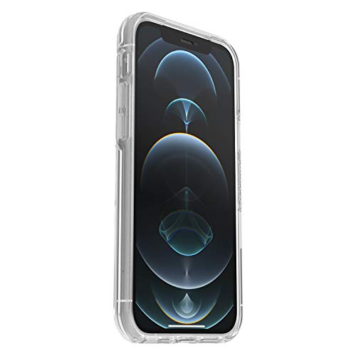 OtterBox Symmetry Series - Back cover for mobile phone - polycarbonate, synthetic rubber - clear - for Apple iPhone 12, 12 Pro