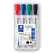 Best Value Staedtler Lumocolor Whiteboard Marker 351 B with Chisel Tip - Multicolour, Pack of 4