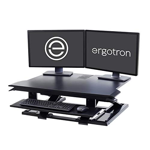 Ergotron WorkFit-TX - Standing desk converter - rectangular - black