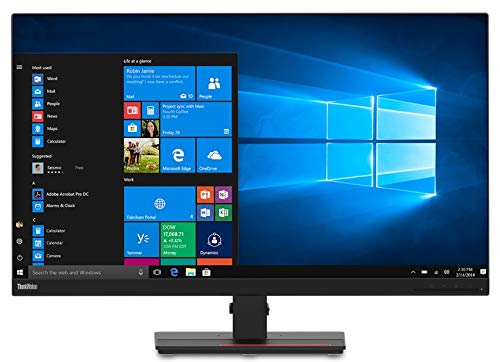 Lenovo ThinkVision T32h-20 - LED monitor - 32" (32" viewable) - 2560 x 1440 QHD - IPS - 350 cd/m - 1000:1 - 4 ms - HDMI, DisplayPort, USB-C - raven black