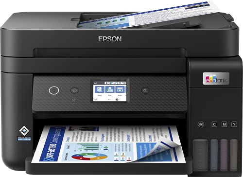 Epson EcoTank ET-4850, Inkjet Printers, Multi-fuction,Ink tank system, A4 (, 4 Ink Cartridges, KCYM, Print, Scan, Copy, Fax, Yes (A4, plain paper), 4,800 x 1,200 DPI, 33 pages/min Monochrome, 20 pages/min Colour, 250 Sheets Standard, 1,200 DPI x 2,400 DPI