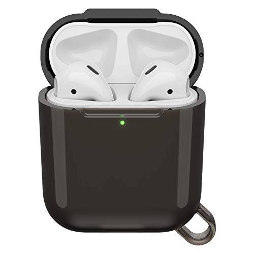 OtterBox Ispra Series - Case for wireless earphones - polycarbonate, zinc alloy, thermoplastic elastomer (TPE) - black hole - for Apple AirPods