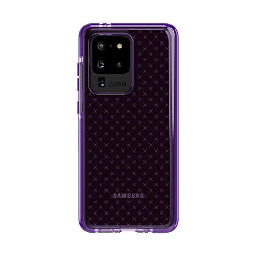 Tech 21 Evo Check Violet Samsung Galaxy S20 Ultra Mobile Phone Case