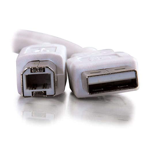 C2G - USB cable - USB (M) to USB Type B (M) - USB 2.0 - 5 m - white