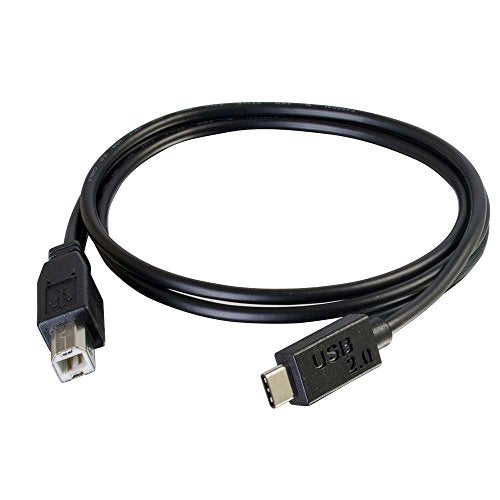 C2G 3m USB 2.0 USB Type C to USB B Cable M/M - USB C Cable Black - USB cable - USB Type B (M) to USB-C (M) - USB 2.0 - 3 m - black