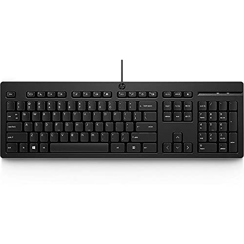 HP 125 - Keyboard - USB - UK - for HP 295 G8, Chromebook 11MK G9, Chromebook x360, EliteDesk 80X G8