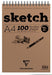 Sketch Wirebnd Pad A4 100sh White (Pack 5) 96604C