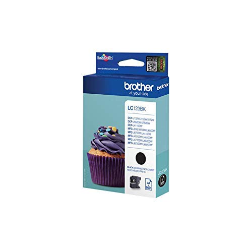 Best Value Brother LC-123BK Inkjet Cartridge, Standard Yield, Black, Brother Genuine Supplies