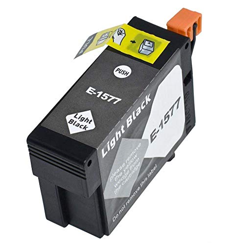 Epson T1577 - 25.9 ml - light black - original - blister - ink cartridge - for Stylus Photo R3000