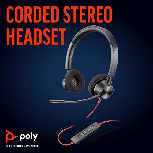 Poly Blackwire 3320 USB C Wired Headset