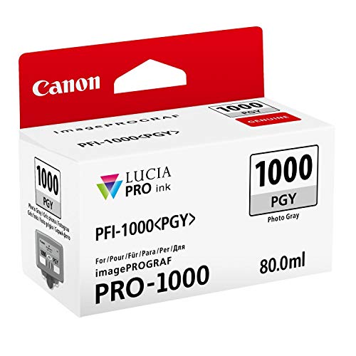 Canon PFI-1000 PGY - 80 ml - photo gray - original - ink tank - for imagePROGRAF PRO-1000