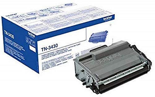 Brother TN3430 - Black - original - toner cartridge - for Brother HL-L5000, L5050, L5100, L5200, L6450, MFC-L5700, L5750, L6800, L6900, L6950, L6970