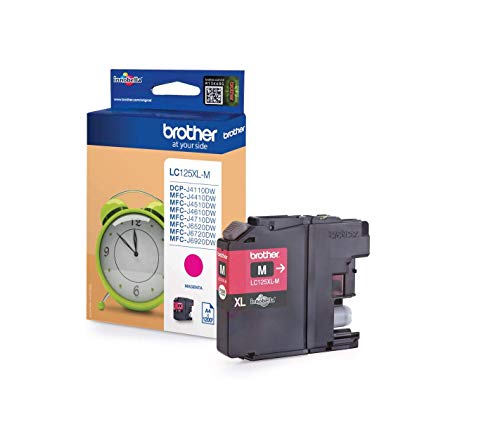 Brother LC125XLM - Super High Yield - magenta - original - ink cartridge - for Brother DCP-J4110, MFC-J4410, J4510, J4610, J4710, J6520, J6720, J6920