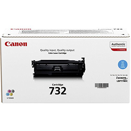 Canon 732 C - 6262B002 - 1 x Cyan - Toner Cartridge - For iSENSYS LBP7780Cx