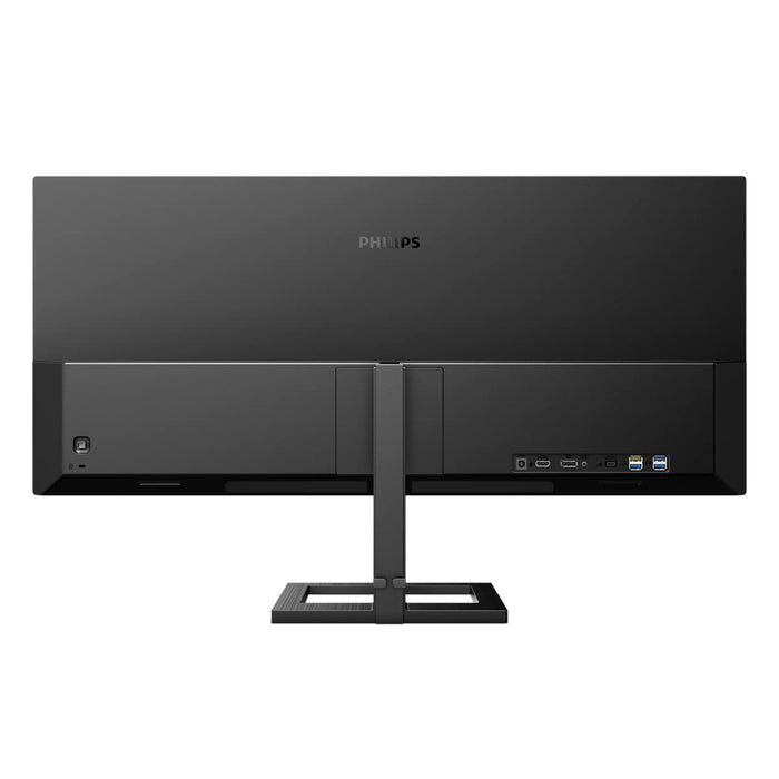 Philips E-line 346E2LAE - LED monitor - 34" - 3440 x 1440 WQHD @ 100 Hz - VA - 300 cd/m² - 4000:1 - 1 ms - HDMI, DisplayPort, USB-C - speakers - black