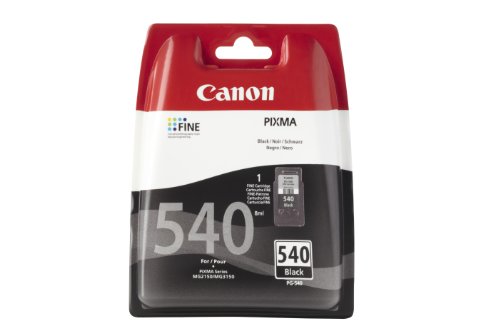 Canon PG-540 - 5225B005 - 1 x Black - Ink Cartridge - For PIXMA MG2250,MG3150,MG3250,MG3510,MG3550,MG4250,MX395,MX455,MX475,MX525,MX535