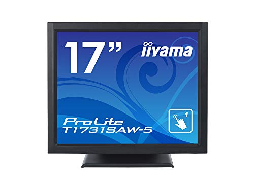 iiyama ProLite T1731SAW-B5 - LED monitor - 17" - touchscreen - 1280 x 1024 @ 75 Hz - TN - 250 cd/m - 1000:1 - 5 ms - HDMI, VGA, DisplayPort - speakers - black