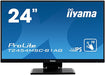 iiyama ProLite T2454MSC-B1AG - LED monitor - 23.8" - touchscreen - 1920 x 1080 Full HD (1080p) @ 60 Hz - IPS - 250 cd/m - 1000:1 - 5 ms - HDMI, VGA - speakers - matte black