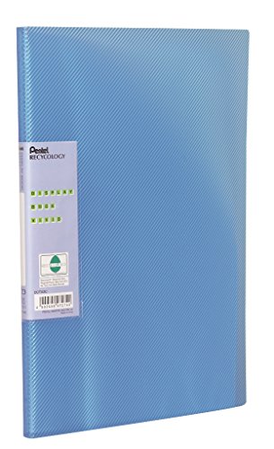 Best Value Pentel Recycology Vivid Display Book A4 30 Pockets - Color: Blue.