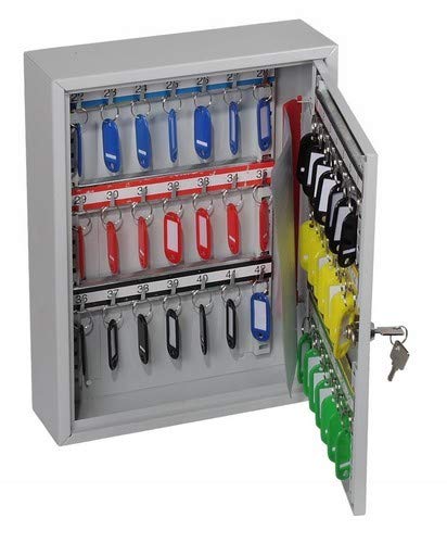 Best Value Phoenix Commercial Key Cabinet KC0601K 42 Hook with Key Lock