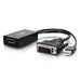 C2G DVI to DisplayPort Adapter Converter - Video converter - DVI - DisplayPort - black