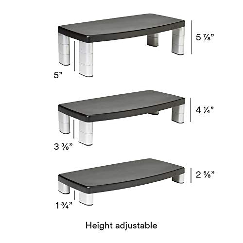 3M Extra Wide Adjustable Monitor Stand