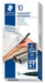 Best Value Staedtler Lumocolor Permanent Pen 317-3 Medium 1.0mm Line- Blue (Pack of 10)