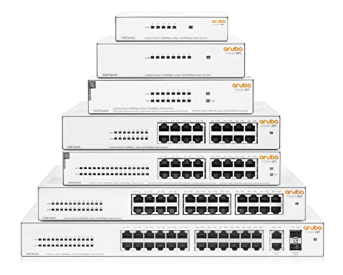 HPE Aruba Instant On 1430 8G Class4 PoE 64W Switch - Switch - unmanaged - 8 x 10/100/1000 (PoE Class 4) - desktop, rack-mountable - PoE (65 W)