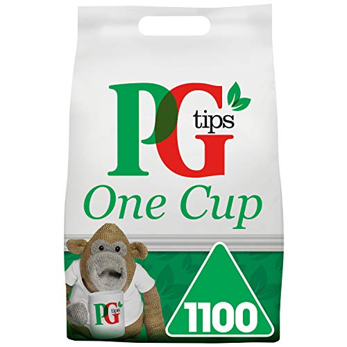 Best Value PG Tips One Cup Pyramid Tea Bags (Total 1100 Tea Bags)