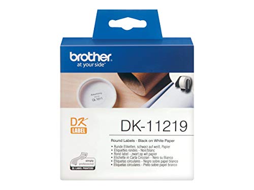 Brother DK-11219 - Black on white - Roll (1.2 cm) 1200 pcs. (1 roll(s) x 1200) labels - for Brother QL-1050, QL-1060, QL-500, QL-550, QL-560, QL-570, QL-580, QL-650, QL-700, QL-720