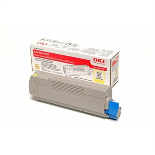 Best Value OKI Yellow Toner Cartridge for C5600/C5700 Printers (Yield 2000) (43381905)