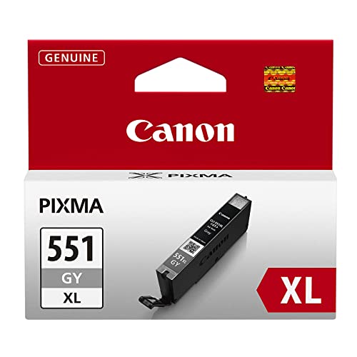 Canon CLI-551 GYXL - 6447B004 - 1 x Grey - High Yield - Blister with security - Ink tank - For PIXMA iP8750,iX6850,MG5655,MG6350,MG7150,MG7150 MONSTER UNIVERSITY Edition,MG7550