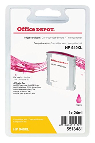 Best Value Compatible HP 940XL Magenta Inkjet Cartridge C4908A