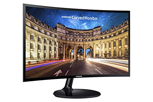 Samsung C24F390FHR - CF39 Series - LED monitor - curved - 24" (23.5" viewable) - 1920 x 1080 Full HD (1080p) @ 60 Hz - VA - 250 cd/m? - 3000:1 - 4 ms - HDMI, VGA - black