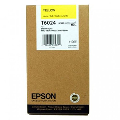 Epson T6024 - 110 ml - yellow - original - ink cartridge - for Stylus Pro 7800, Pro 7880, Pro 9800, Pro 9880