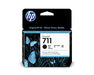 HP 711 - CZ133A - 1 x Black - Ink cartridge - For DesignJet T120 ePrinter, T520 ePrinter