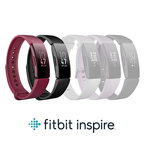 Fitbit Inspire - Activity tracker with band - elastomer - black - band size: S/L - monochrome - Bluetooth - 20 g