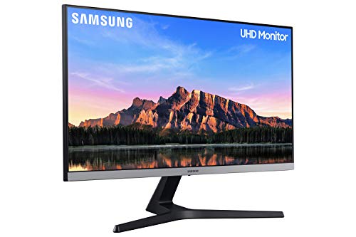 Samsung U28R550UQR - UR55 Series - LED monitor - 28" (28" viewable) - 3840 x 2160 4K @ 60 Hz - IPS - 300 cd/m? - 1000:1 - HDR10 - 4 ms - 2xHDMI, DisplayPort - dark grey/blue