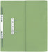 Best Value Exacompta Guildhall Pocket Spiral File, 315 gsm, Foolscap, Left hand pocket - Green, Pack of 25